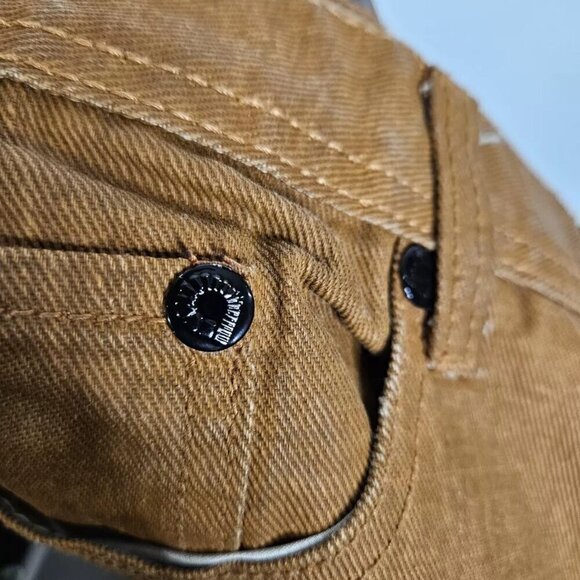 AKADEMIKS 38/34 Mens Copper Vintage Hip Hop 90s Y2K Streetwear Pants - Picture 5 of 7